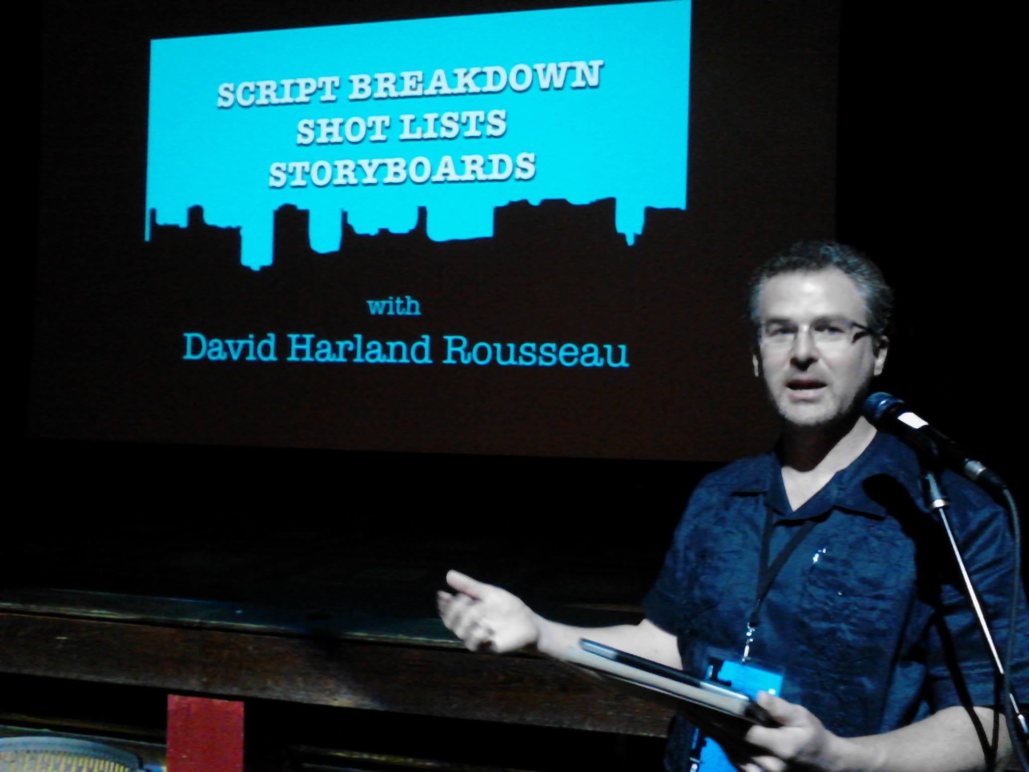 Presenting a workshop on storyboarding at the Knoxville Film and Music Festival. http://www.knoxvillefilms.com/