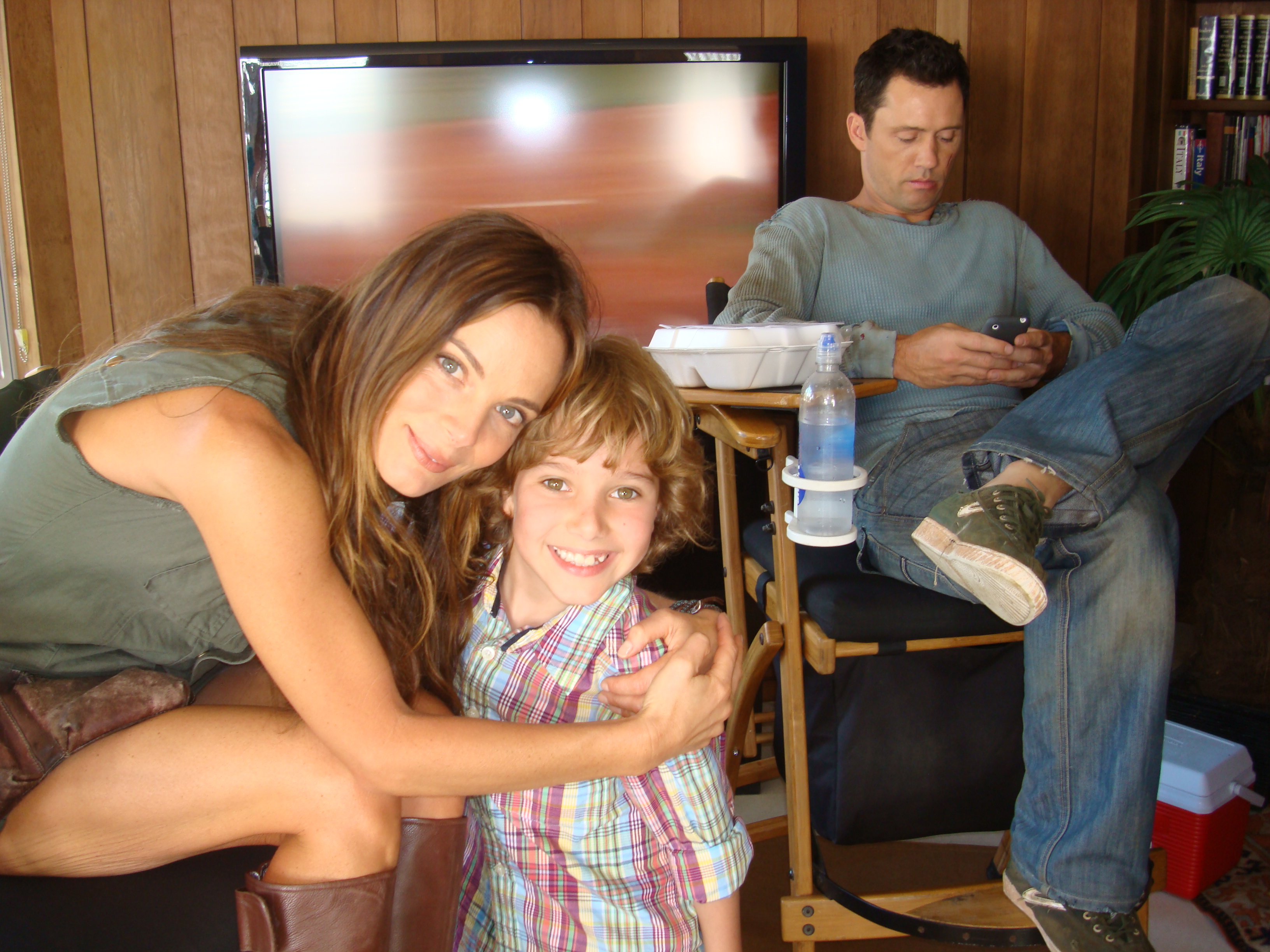 On Set with Gabrielle Anwar and Jeffrey Donovan