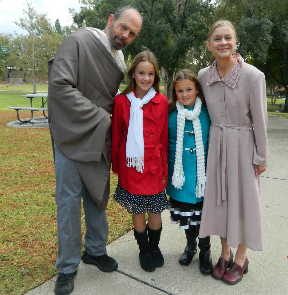 On the set of IF I DID IT(2011) with Joe Spano, Carly Johnnie and Willow Hale.