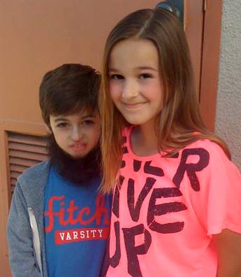 JJ Totah and Christine-Marie on the set of Lil' Dictator 1 & 2 (2012). She is proud of JJ's big success with Disney, Nick, and film.