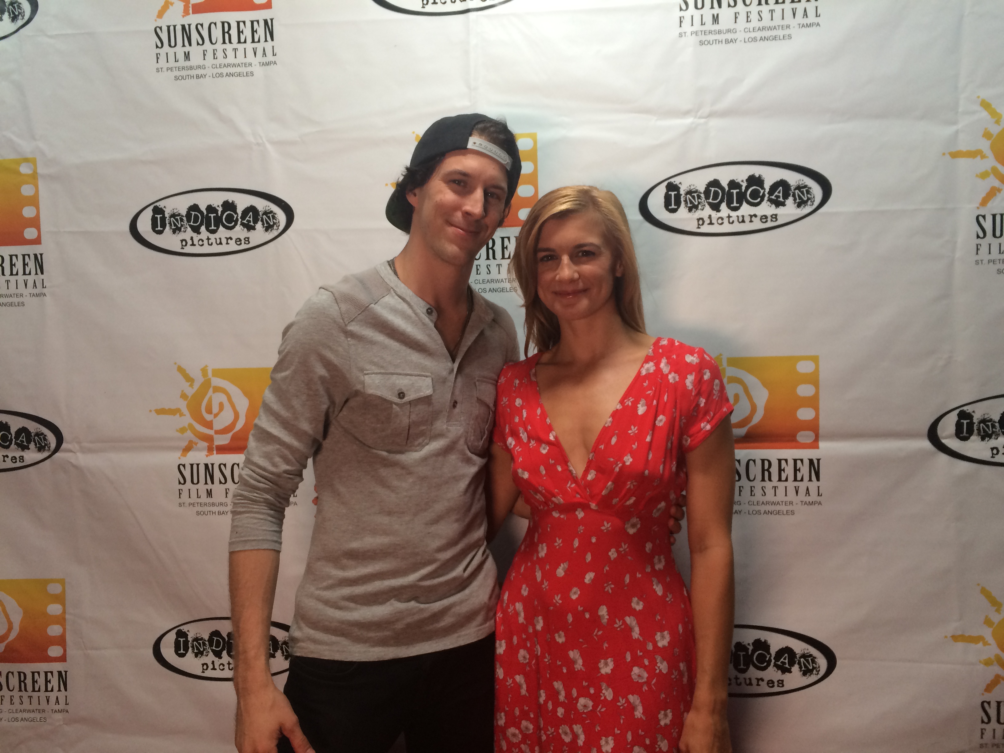 Brienne & Jesse La Flair at the Sunscreen Film Festival