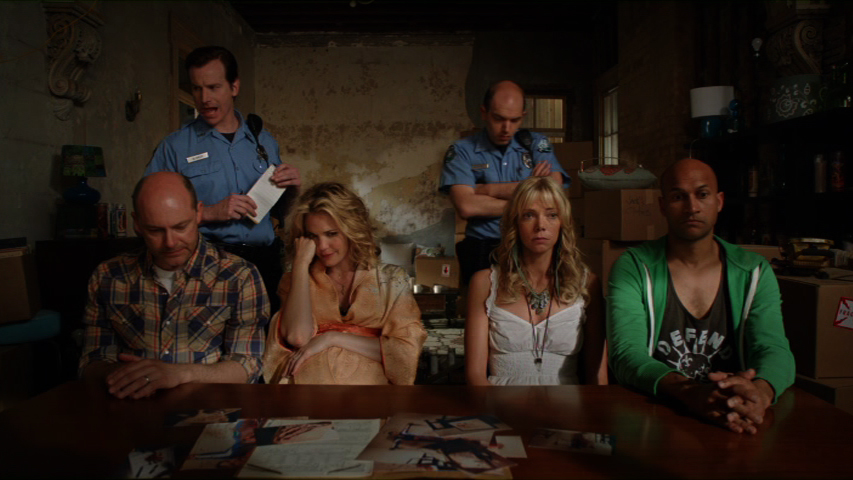 Still of Leslie Bibb, Rob Huebel, Rob Corddry, Paul Scheer, Keegan-Michael Key and Riki Lindhome in Hell Baby (2013)