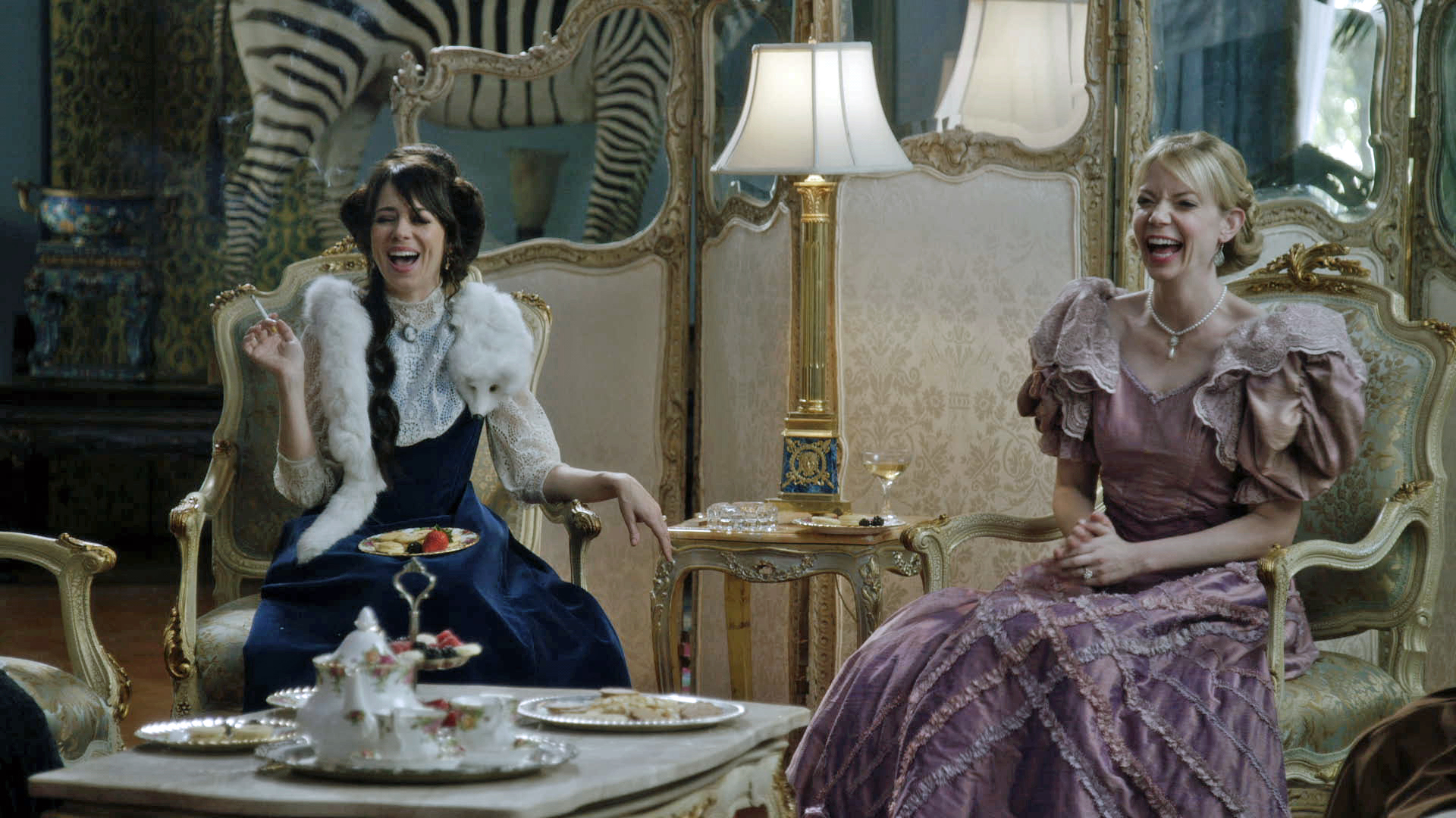 Still of Natasha Leggero and Riki Lindhome in Another Period (2015)