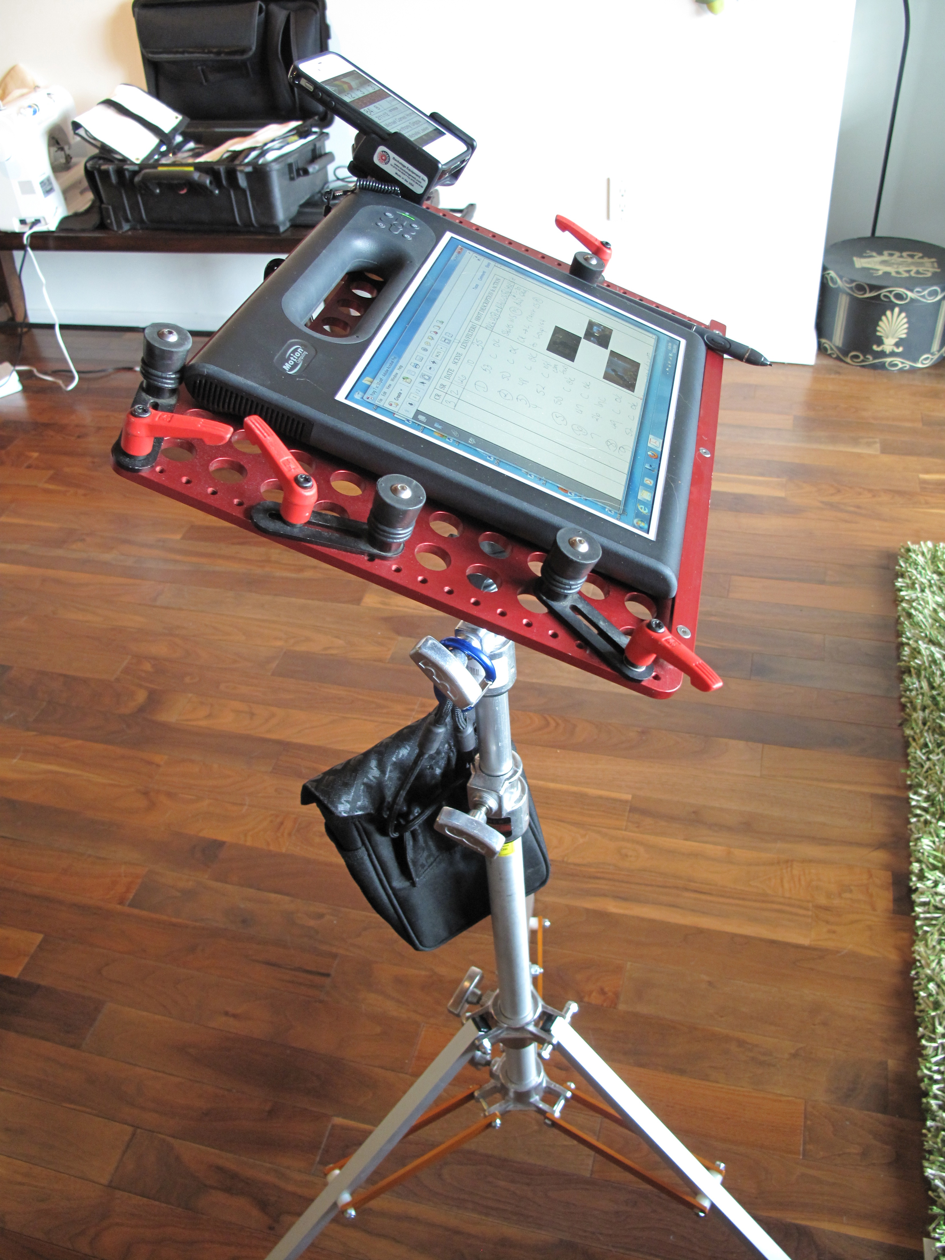 Stand with Tablet Computer