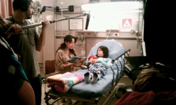 On set. The Shift-feature film.