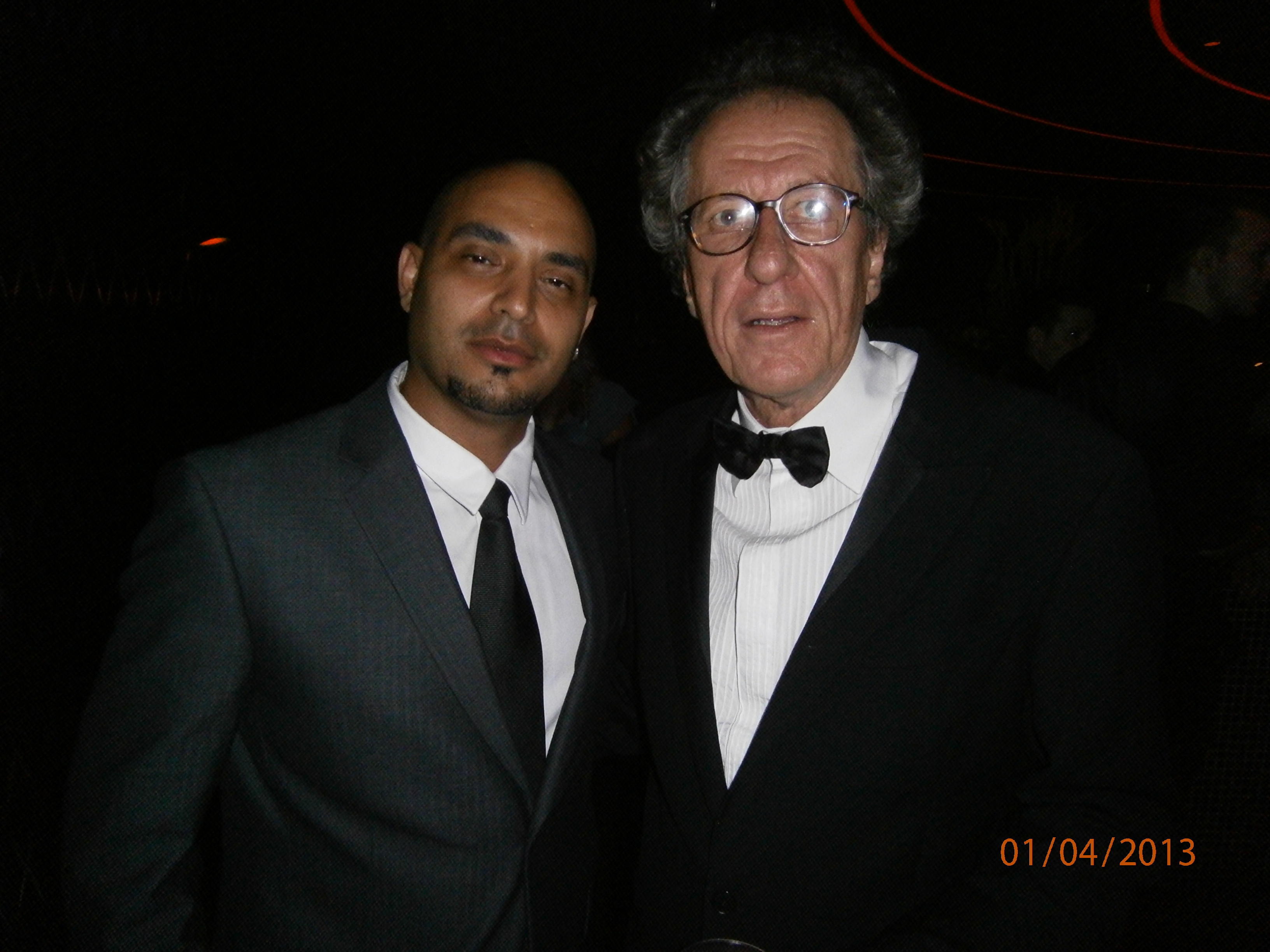 Ronnie S.Riskalla & Geoffrey Rush The 2nd Annual AACTA Awards (2013)