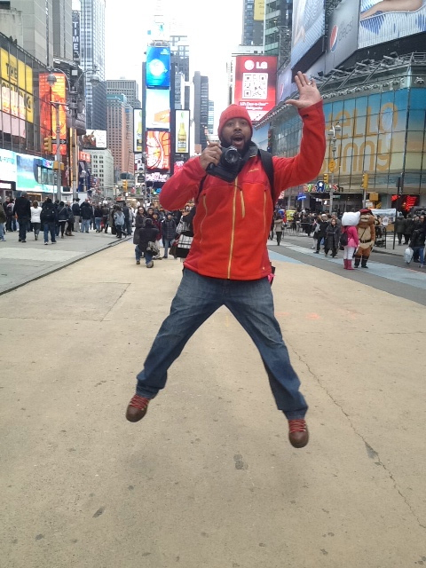 Cooley film in Time Square New York