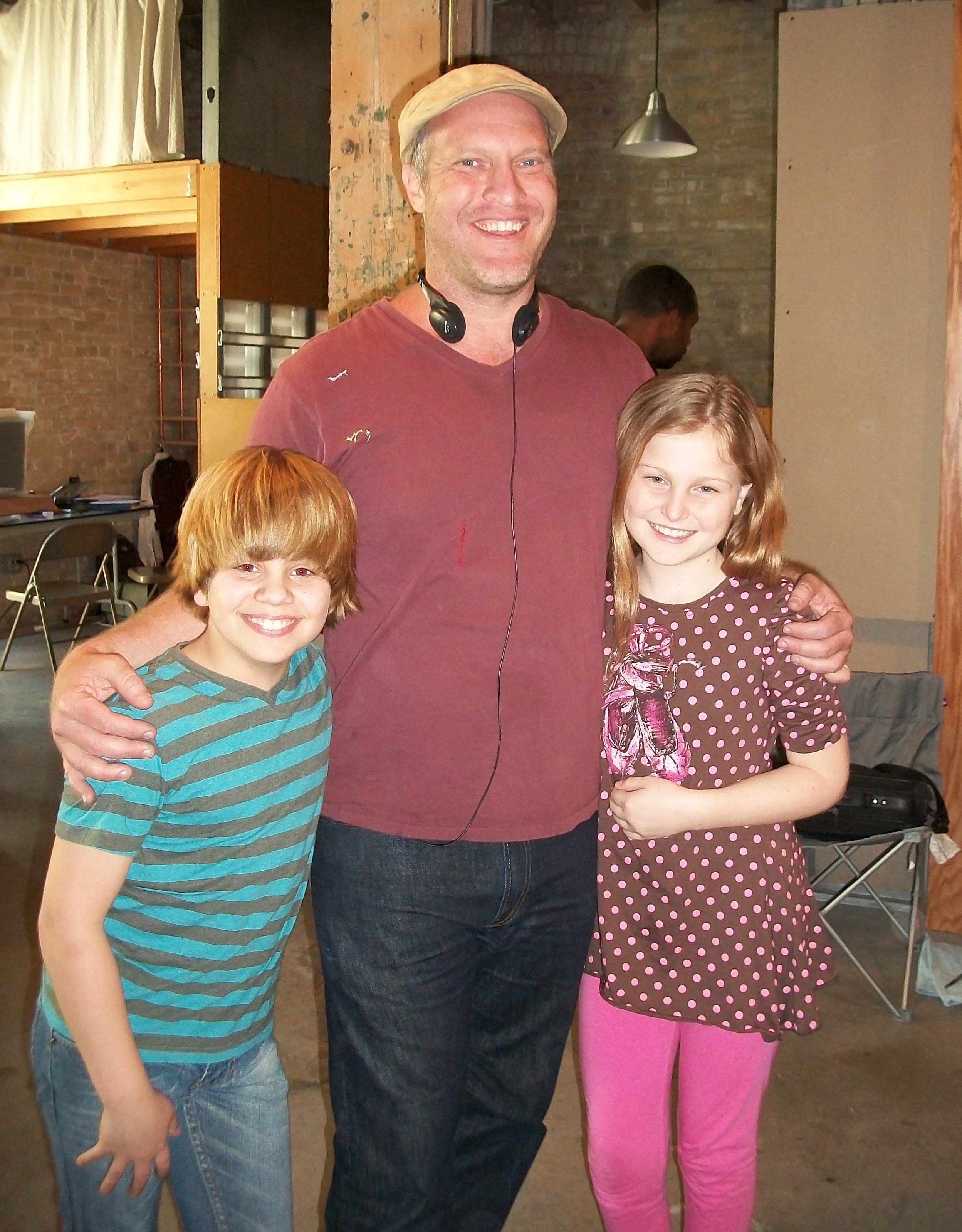 On the set of Days of Delusion with director Scott R. Meyers and Corbyn Lowe