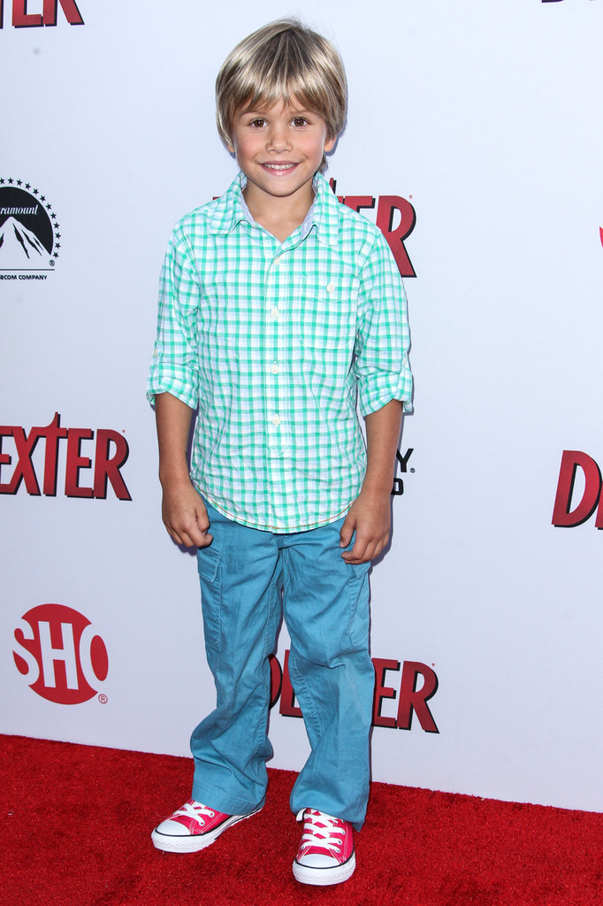 Jadon Wells at the Dexter 8th season red carpet premiere party.