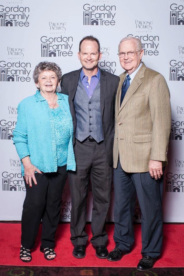 With my parents at the premiere of Gordon Family Tree in which I played the role of Jason.