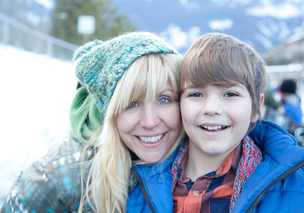 Justin with Switchmas Director, Sue Corcoran.