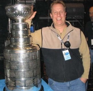 Lord Stanley's mug and myself..