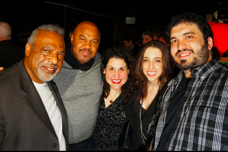 *Wrap Party for Circle, January 2014 With Floyd Foster Jr, David Reivers, Ashley Key and Aaron Hann