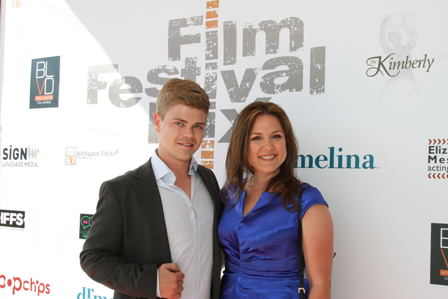 Jill Gray Savarese and Philipp J. Pamer on the red carpet.