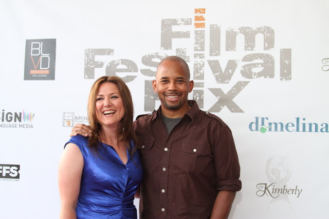 Jill Gray Savarese and Michael Boatman at LA Premiere of A Secret Promise