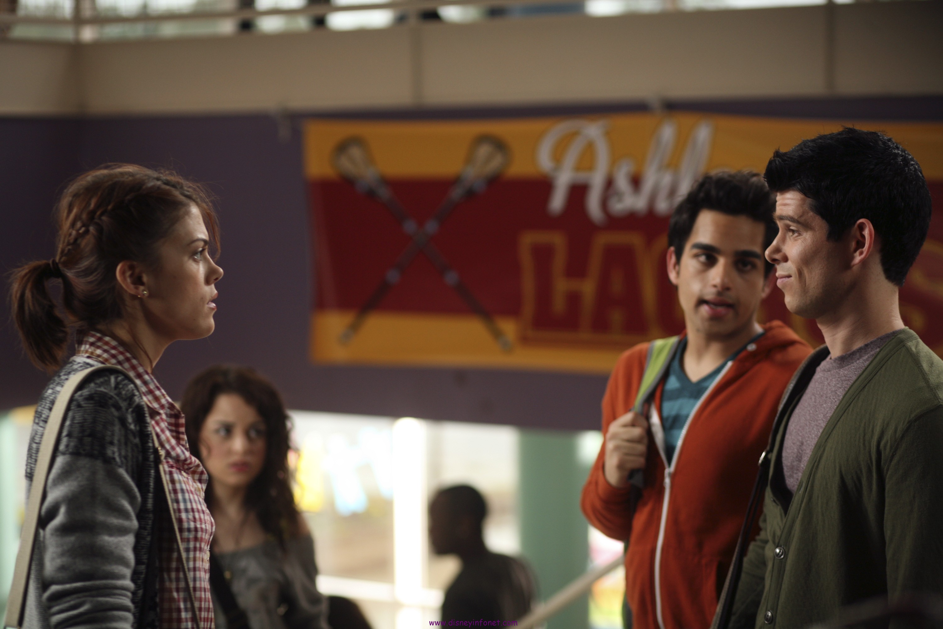 Still of LINDSEY SHAW, PARAS PATEL, and TRAVIS QUENTIN YOUNG in TEEN SPIRIT
