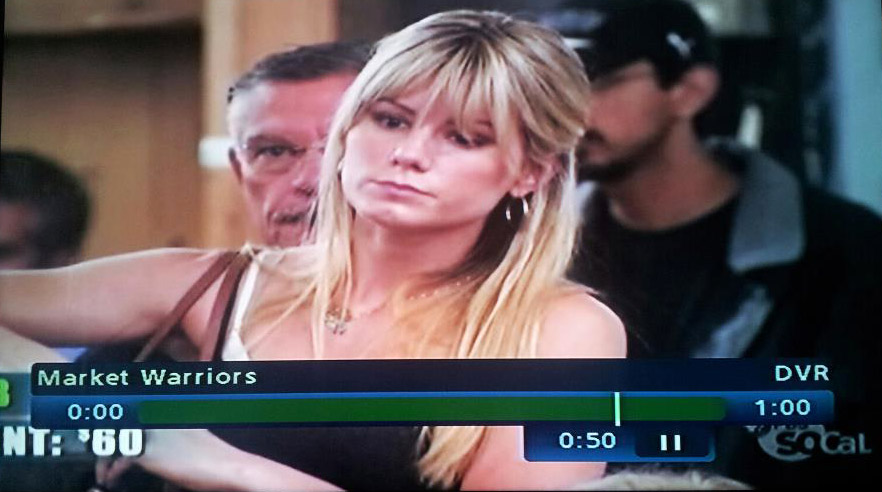 Screenshot of Malena on Market Warriors. She later appears on the show being interviewed.