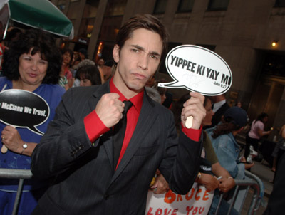 Justin Long at event of Kietas riesutelis 4.0 (2007)