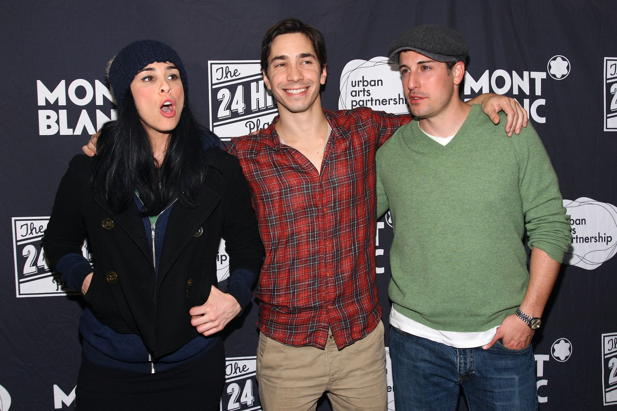 Jason Biggs, Justin Long and Sarah Silverman