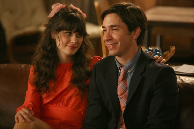 Still of Zooey Deschanel and Justin Long in New Girl (2011)