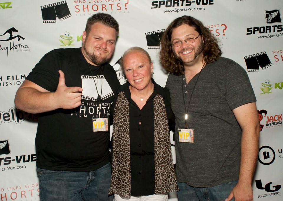 'Who Like's Short Shorts? Film Festival .. Premiere of Our Film Short 'Aching Contracts .. Deborah Lee Douglas with Festival Producers, and Director, Star of Film Short, Chase Weston and Jack Diamond .. 6.2012