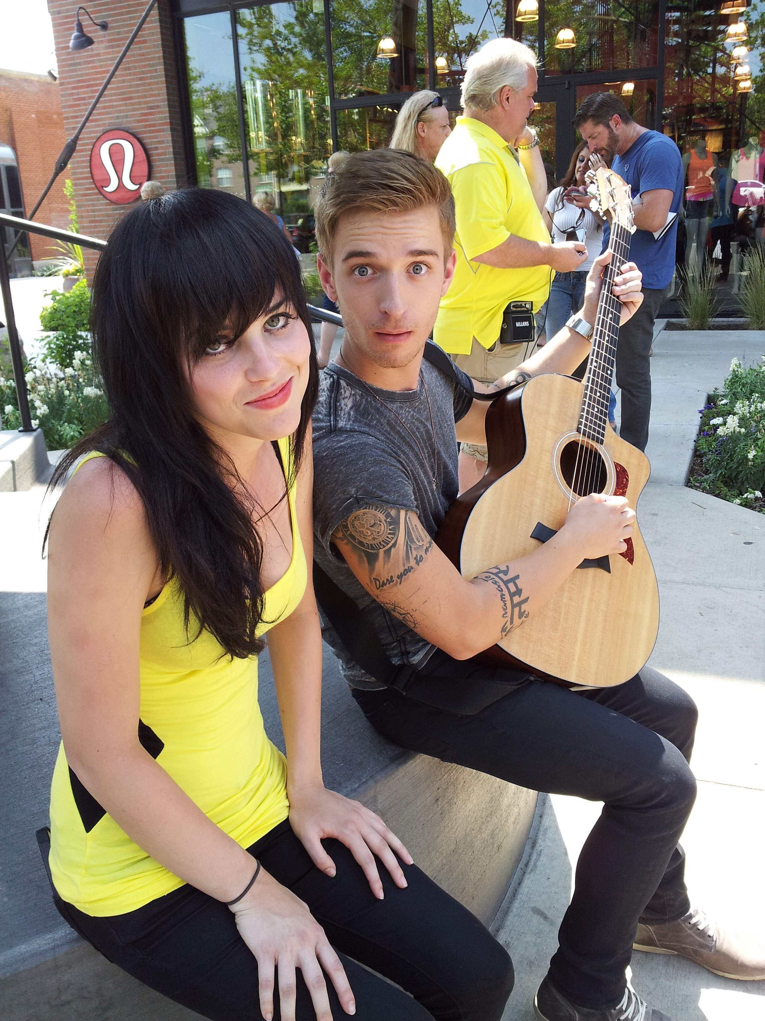Brogan Kelby and Keshia James on His NEW Music Video 'This Is Your Life' Trolley Square, UT 7.5.2013 'Adorable'
