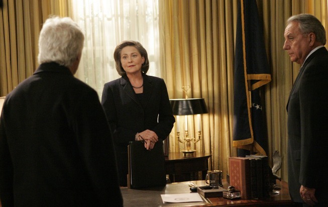 Still of Bob Gunton, Cherry Jones and James Morrison in 24 (2001)