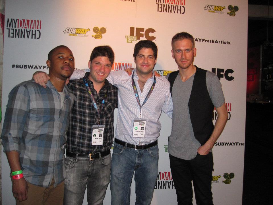 South by Southwest - Fresh Filmmakers 2012 (Left to right) William Stefan Smith, Michael Ratner, Alexander Black, and Arlen Konopaki