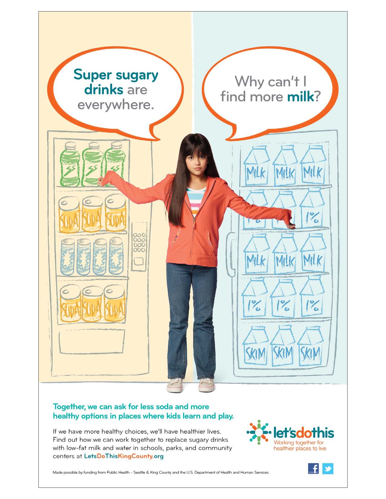 Public Health Print Campaign (King County and Various Public Health agencies in the US by DHHS)