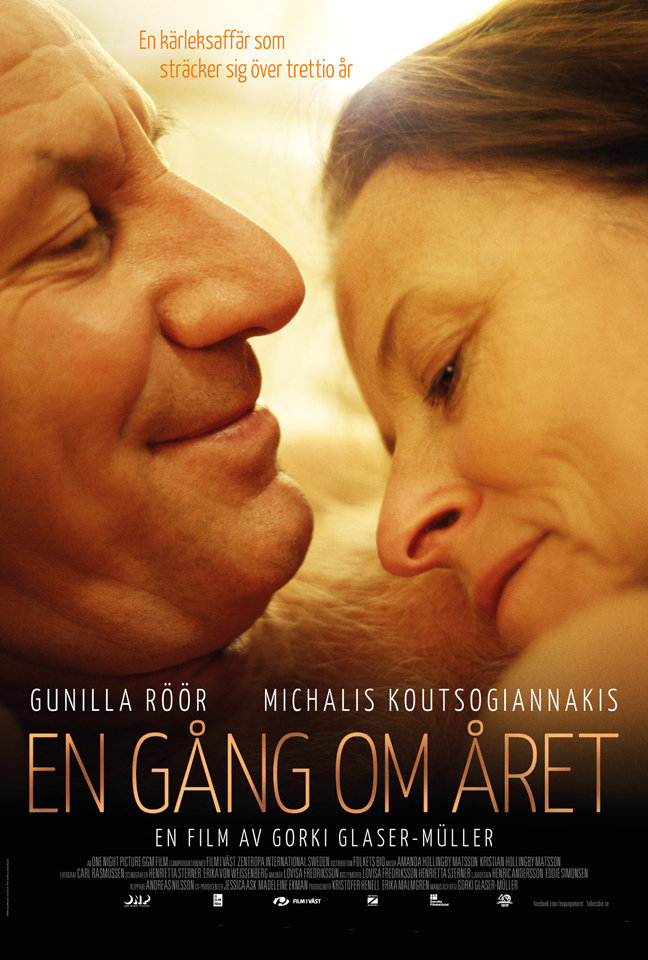 Michalis Koutsogiannakis, Gunilla Röör, Eddie Simonsen, Gorki Glaser-Müller, Carl P. Rasmussen, Erika Malmgren, Andreas Nilsson, Kristofer Henell, Kristian Matsson and Amanda Bergman in En gång om året (2012)