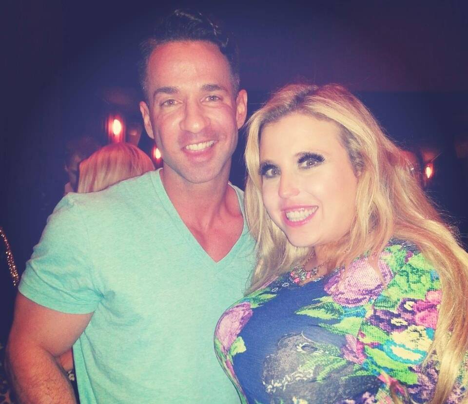 Robin Kassner with The Situation Mike Sorrentino from MTV's Jersey Shore