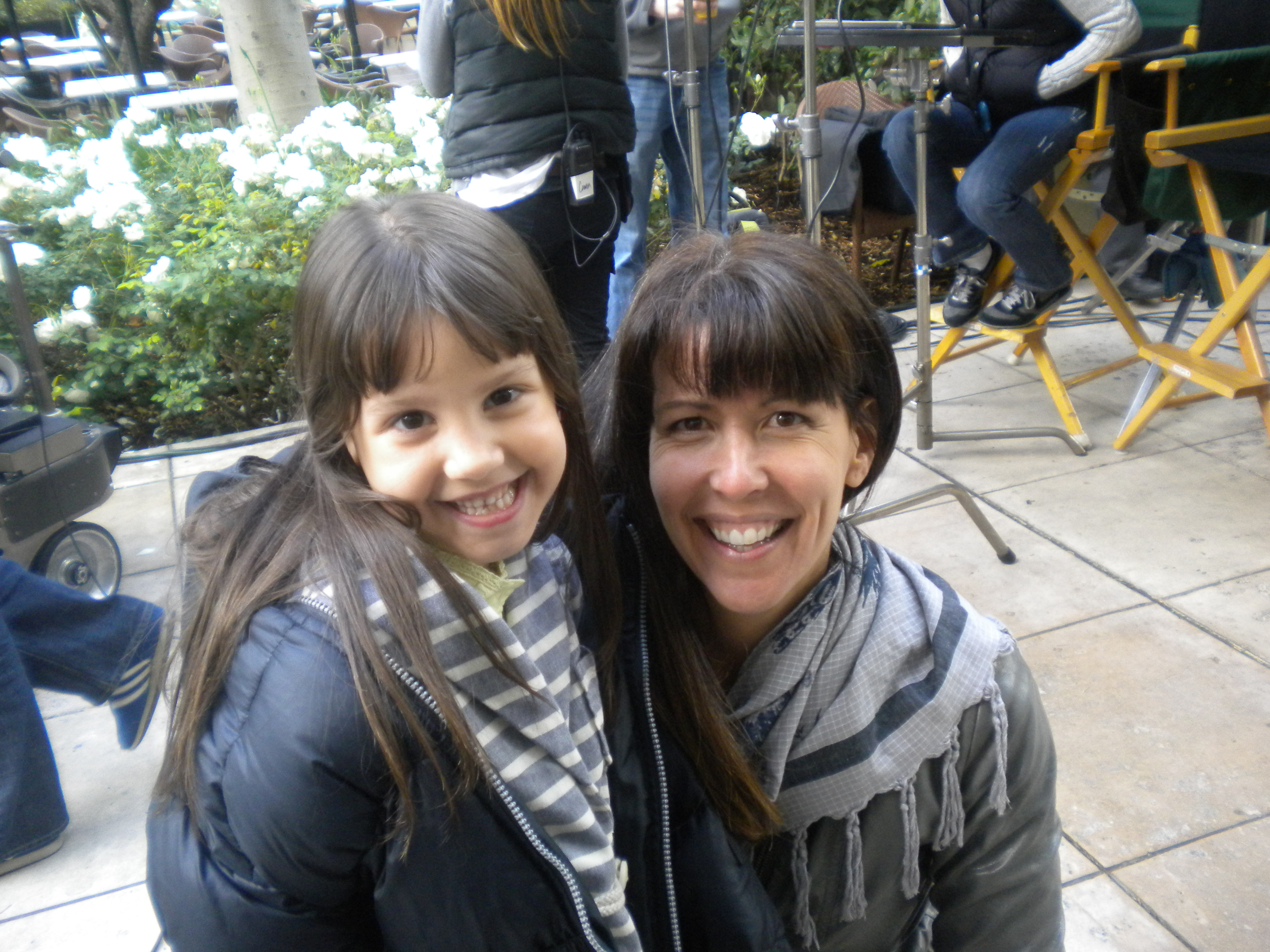 On the set of 'FIVE' with Patty Jenkins