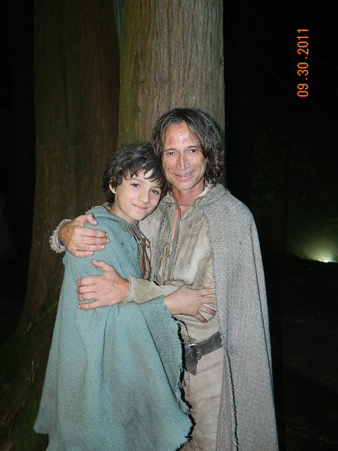 Dylan and Robert Carlyle 2011 in Once Upon a Time