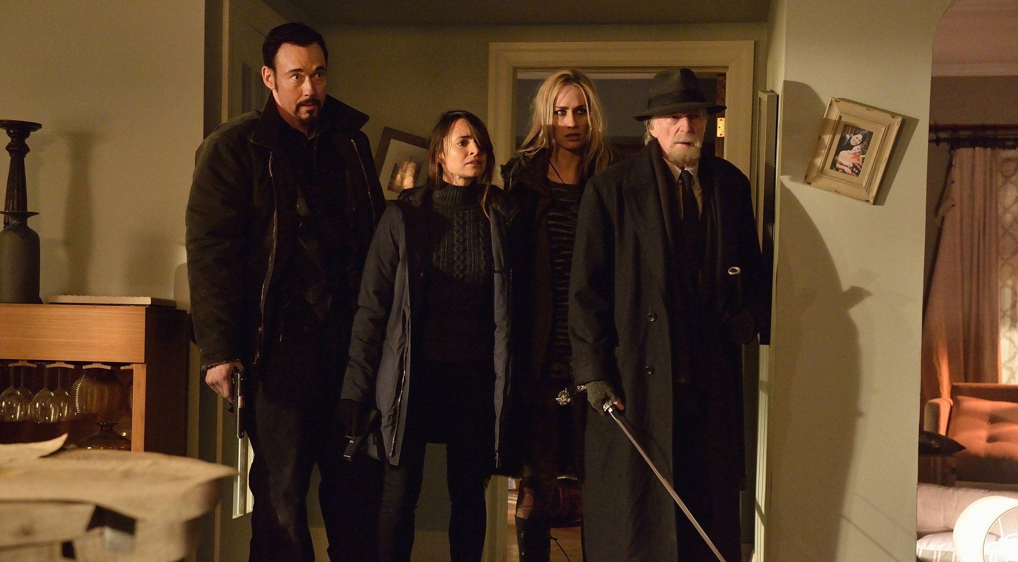 Still of David Bradley, Kevin Durand, Mía Maestro and Ruta Gedmintas in The Strain (2014)