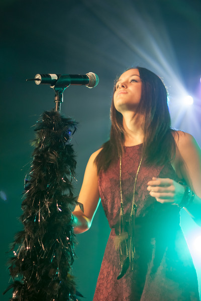 Hayley Orrantia performing with Lakoda Rayne at All Star Country Vacation in Punta Cana, Dominican Republic October 2012