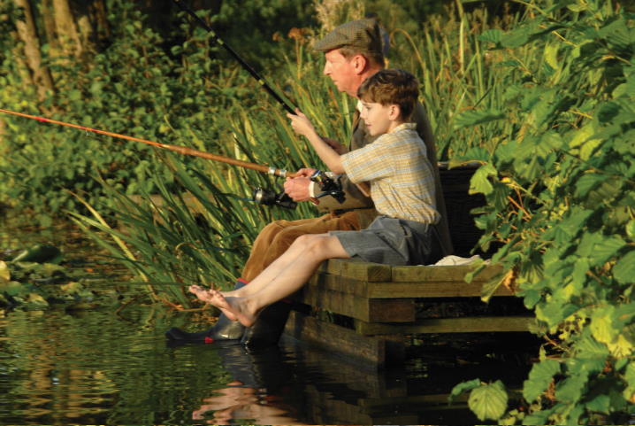 Still of Bill Paterson and James Wilson in Gone Fishing (2008)