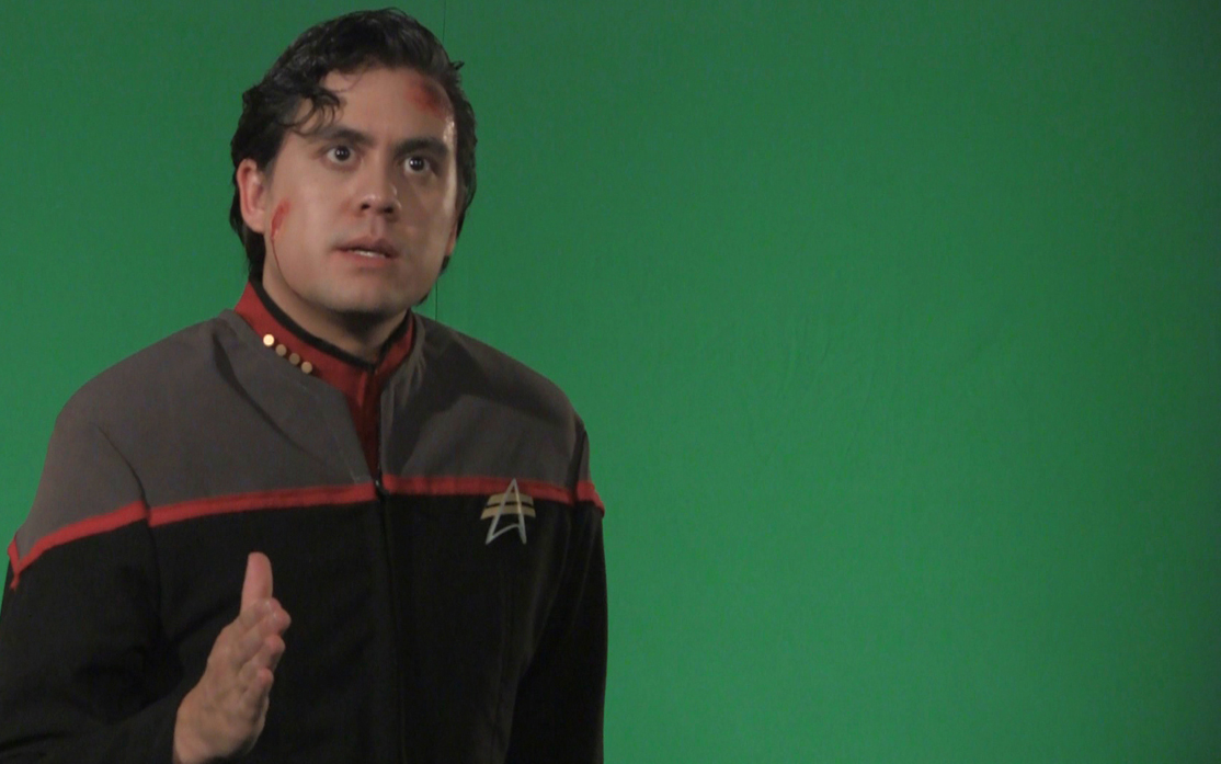 Shot during the shooting of Star Trek Dark Armada: Out Of Time