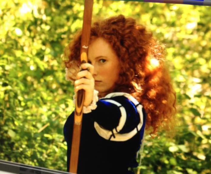 On the set of Will The Real Princess Merida Please Stand Up?