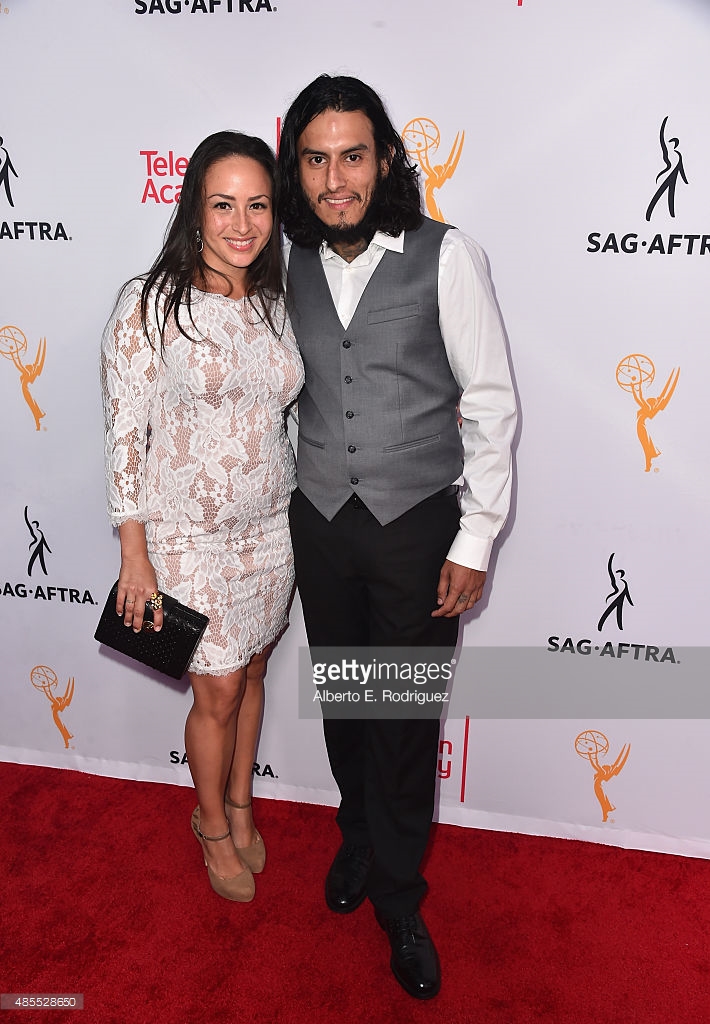 Actors Janiece Sarduy and Richard Cabral attend a cocktail party celebrating dynamic and diverse nominees for the 67th Emmy Awards hosted by the Academy of Television Arts & Sciences & SAG-AFTRA at Montage Beverly Hills on August 27, 2015 in Beverly Hills