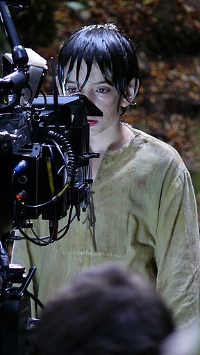 Nicholas Croucher on Merlin set, season 4, Herald of a New Age.