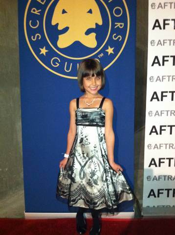 Molly on the red carpet at the 9th Annual Ivy Bethune Awards.