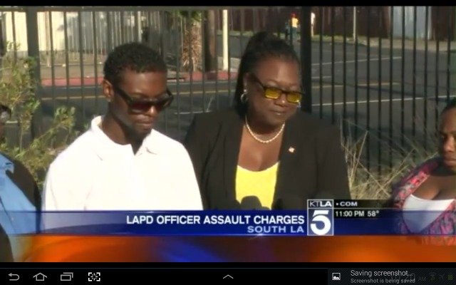 LAPD Beating survivor Clinton Alford talking about criminal charges finally be pressed against an officer for excessive force, with civil rights attorney Caree Harper.