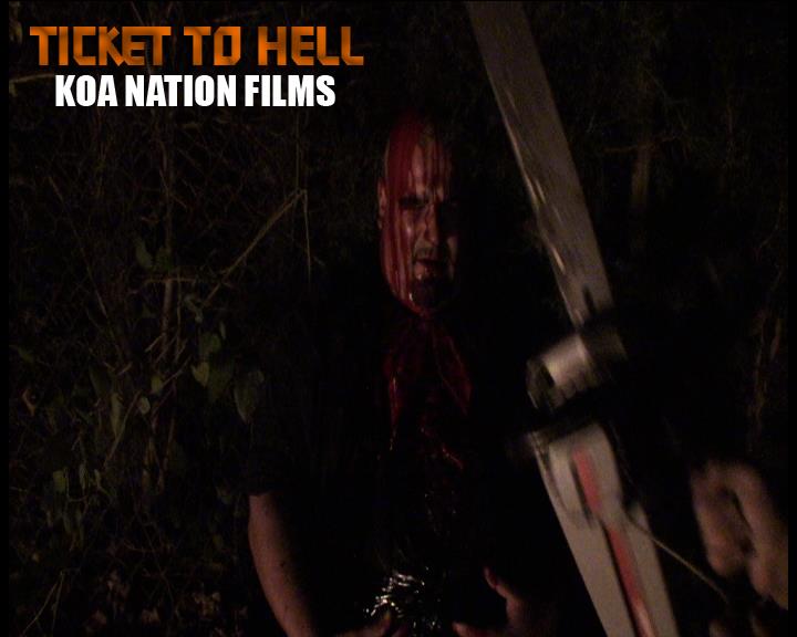 Jason Koerner scene in Ticket To Hell