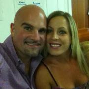 Jason Koerner and his wife Cecelia. Aug 2012