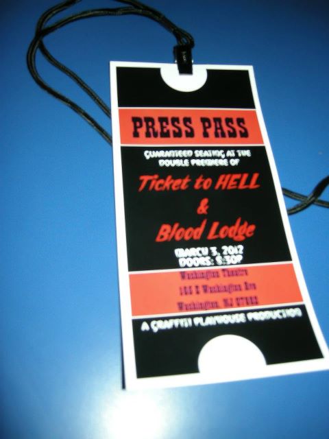 Blood Lodge and Ticket to Hell premier 3/3/2012