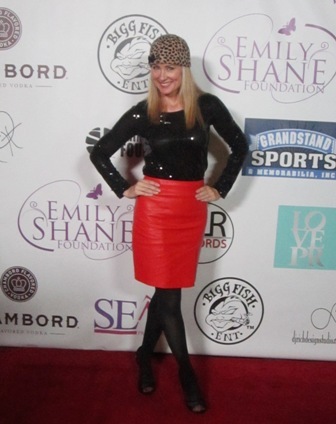 Andrea Anderson, 2012 Emily Shane Foundation Red Carpet
