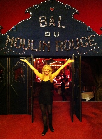 Andrea Anderson. Moulin Rouge, Paris