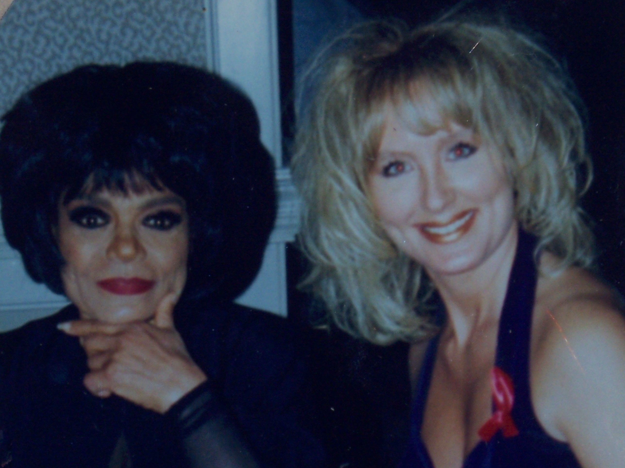 Andrea Anderson, with legendary singer and actress Eartha Kitt