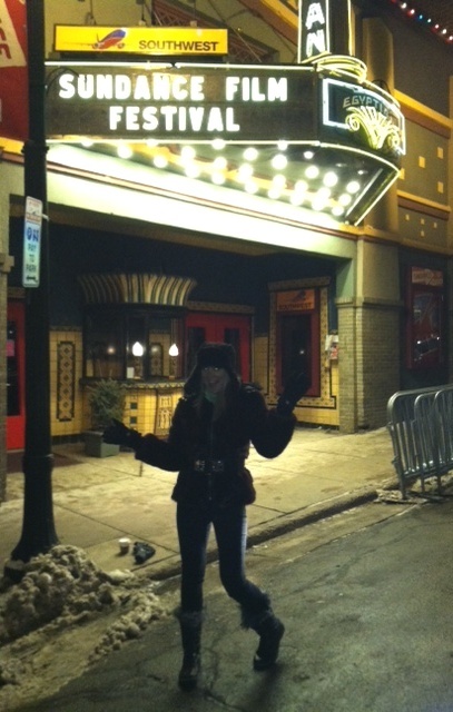 Andrea Anderson, 2013 Sundance Film Festival on Main Street.