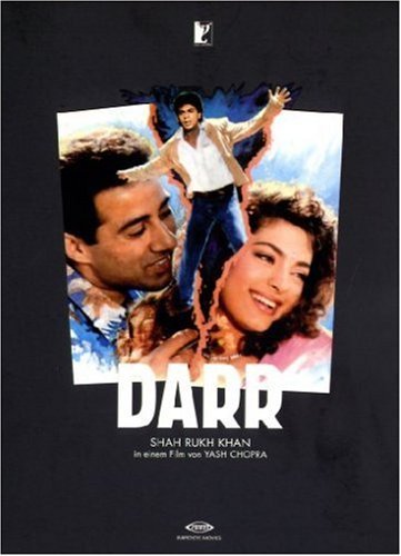 Juhi Chawla, Sunny Deol and Shah Rukh Khan in Darr (1993)